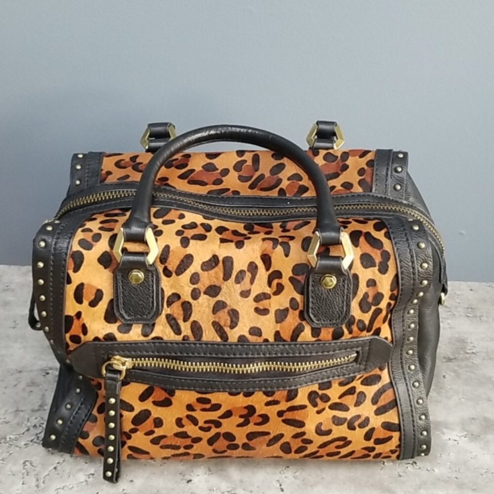 HOST PICK 👜 OrYANY Animal Print Hair Leather Bag